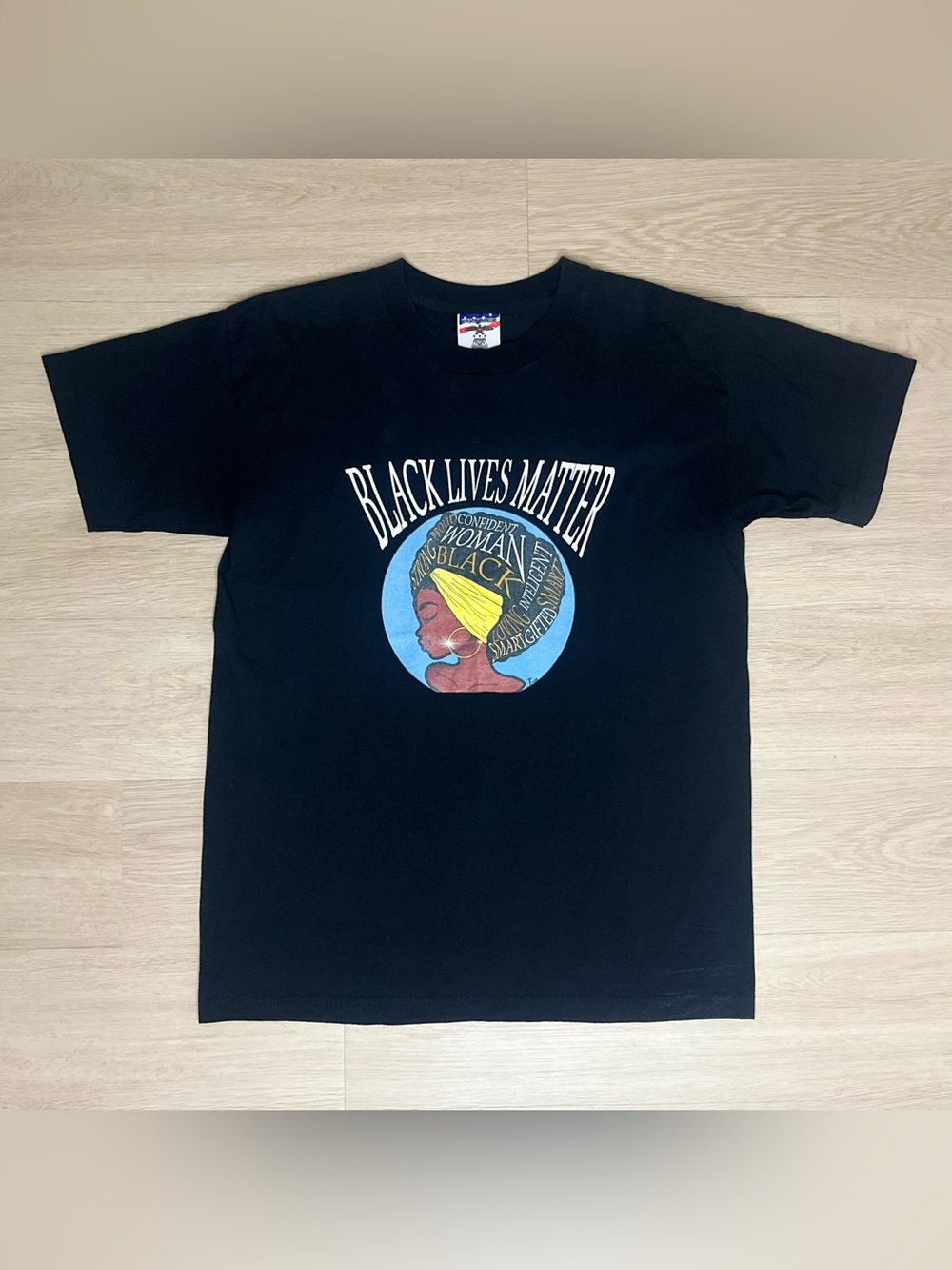 Union Made Black Lives Matter Graphic Tee - Black